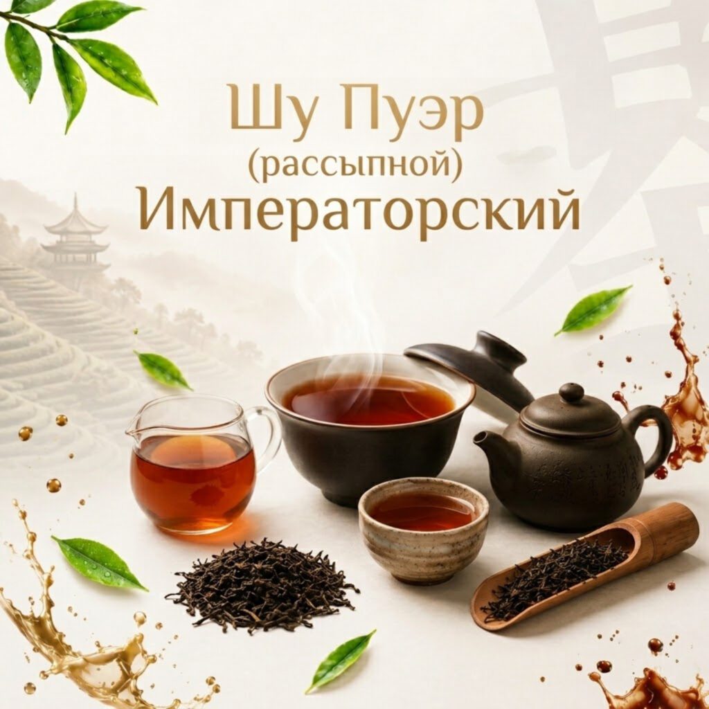 Шу Пуэр Императорский (рассыпной) 50 гр