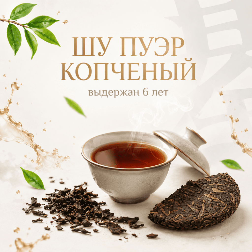Шу Пуэр копченый (6 лет) 50 гр
