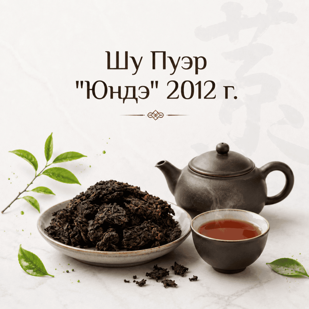Шу Пуэр "Юндэ" 2012 г. 1/4 блина 87 гр