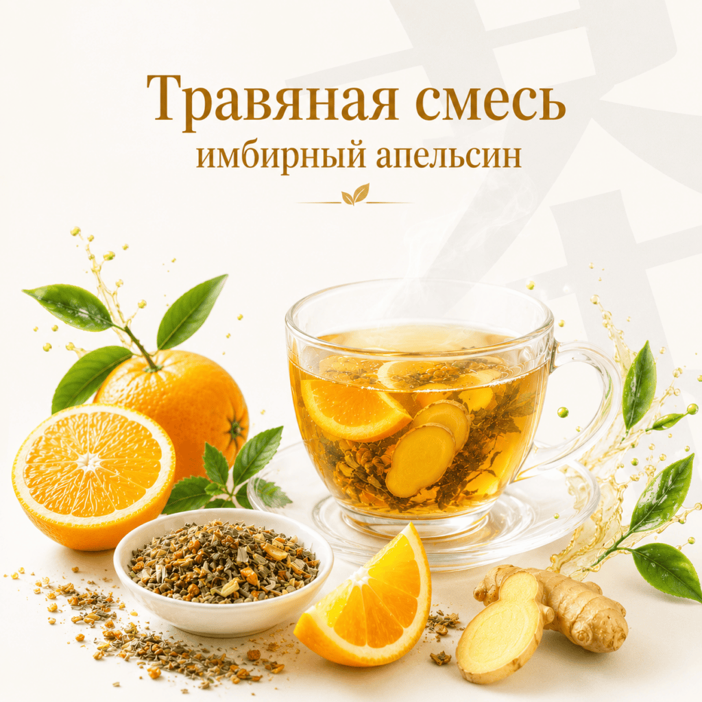 Травяная смесь Имбирный апельсин 50 гр